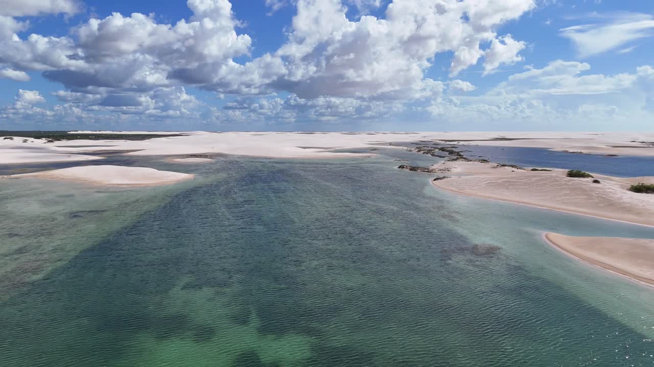 The immensity of the Lencois Maranhenses in Brazil