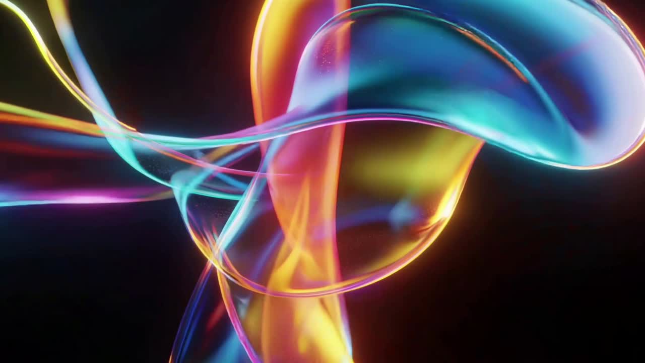 3D Abstrakt Sømløs Animationsbaggrund