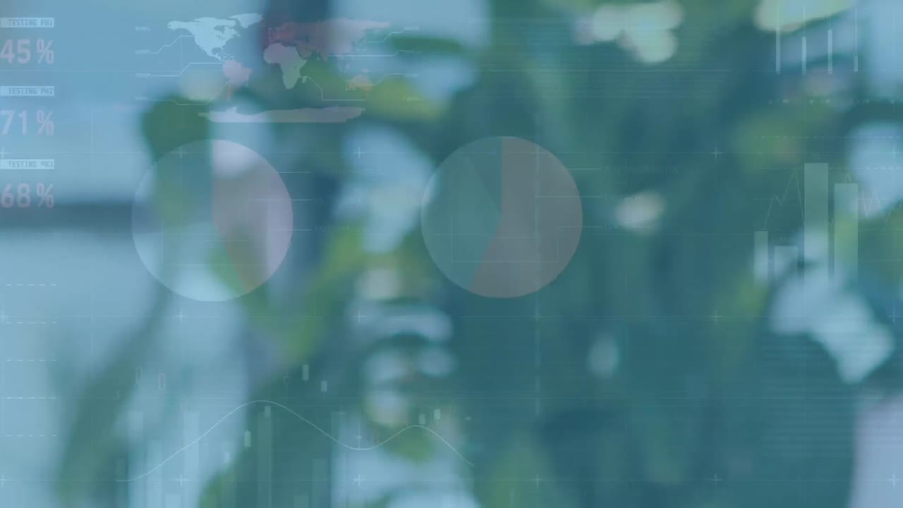 사무실에서 재무 데이터 처리의 활성화