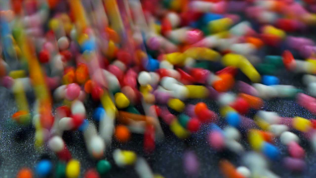 azúcar dulce salpicado