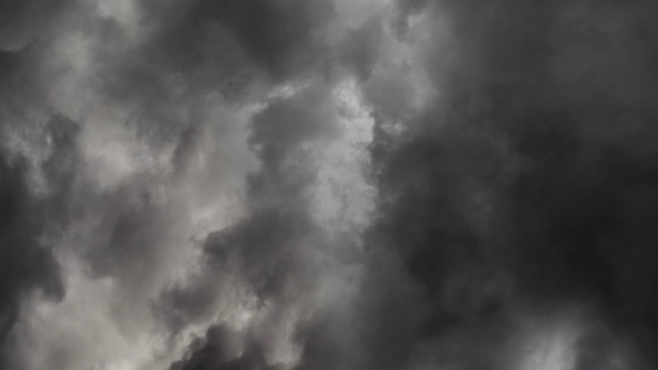 Intensity of Thunderstorms and Dark sky 4k