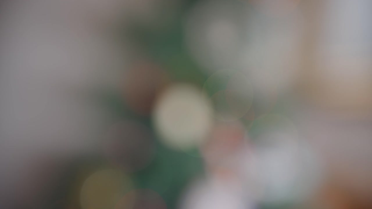 luces de Navidad borrosas