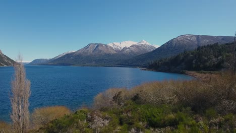 aerials of the andes and natural scenic beauty of lago nahuel huapi bariloche argentina 2