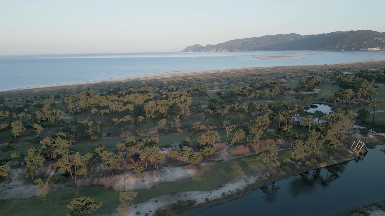L'isola di Troia vicino a Setúbal in Portogallo