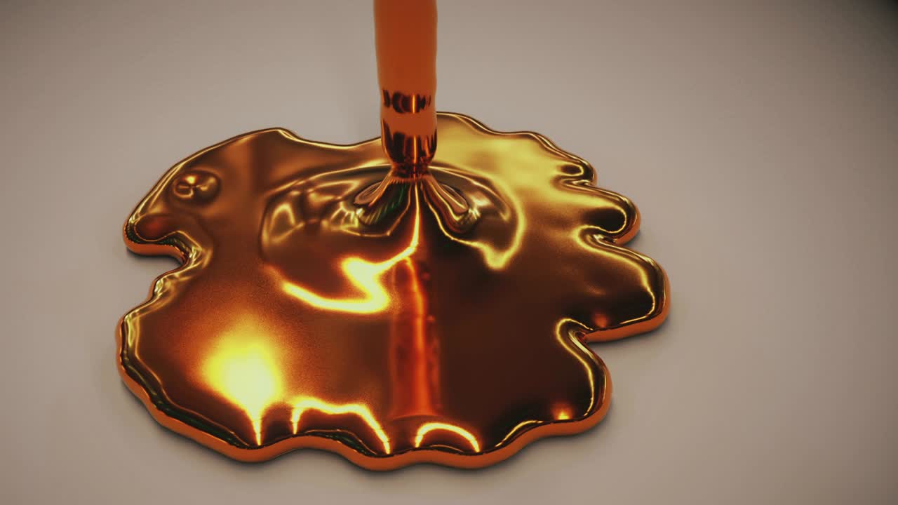 анимация налива золотой жидкости.