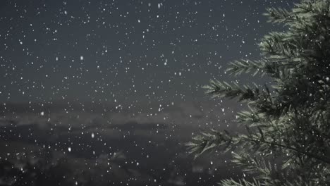 Nieve-Cayendo-En-El-Campo