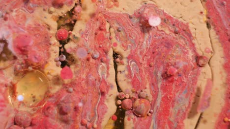 arte líquido abstracto con burbujas