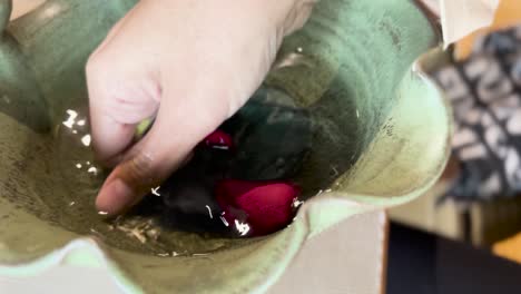 Washing-Hands-in-a-Finger-Bowl-with-Lemon-at-Fancy-Restaurant-Dining-Etiquette