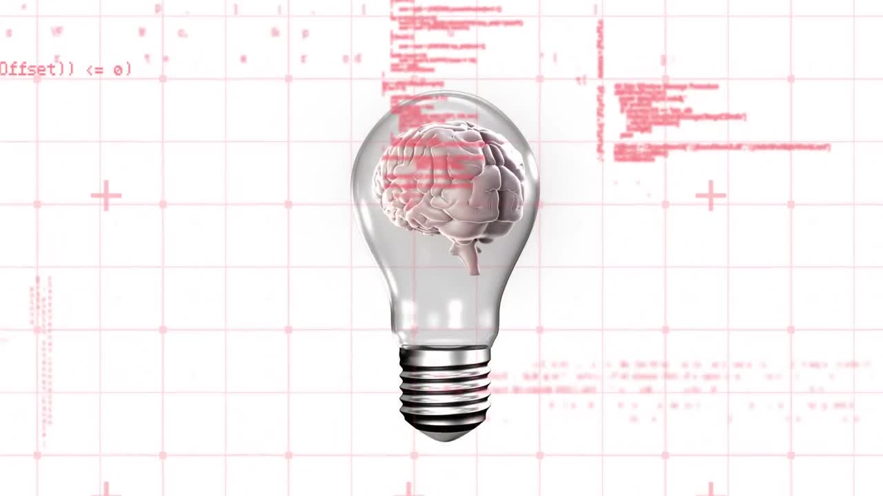 cerebro dentro de una bombilla