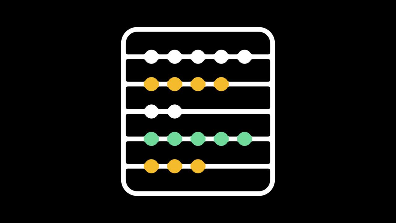 알파와 함께 초등학교 라인 아이콘 애니메이션