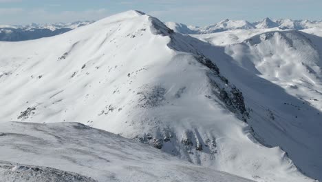 Luftaufnahmen-Von-Berggipfeln-Vom-Loveland-Pass,-Colorado