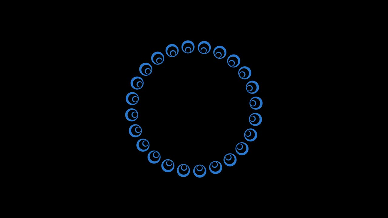 modelo compuesto de varios colores, en formato de video 16: 9.