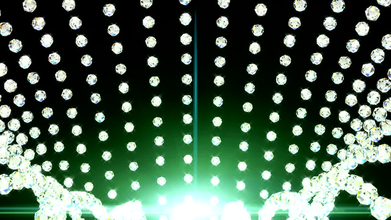 떨어지는 다이아몬드, 아름다운 배경, 원활한 루프 애니메이션