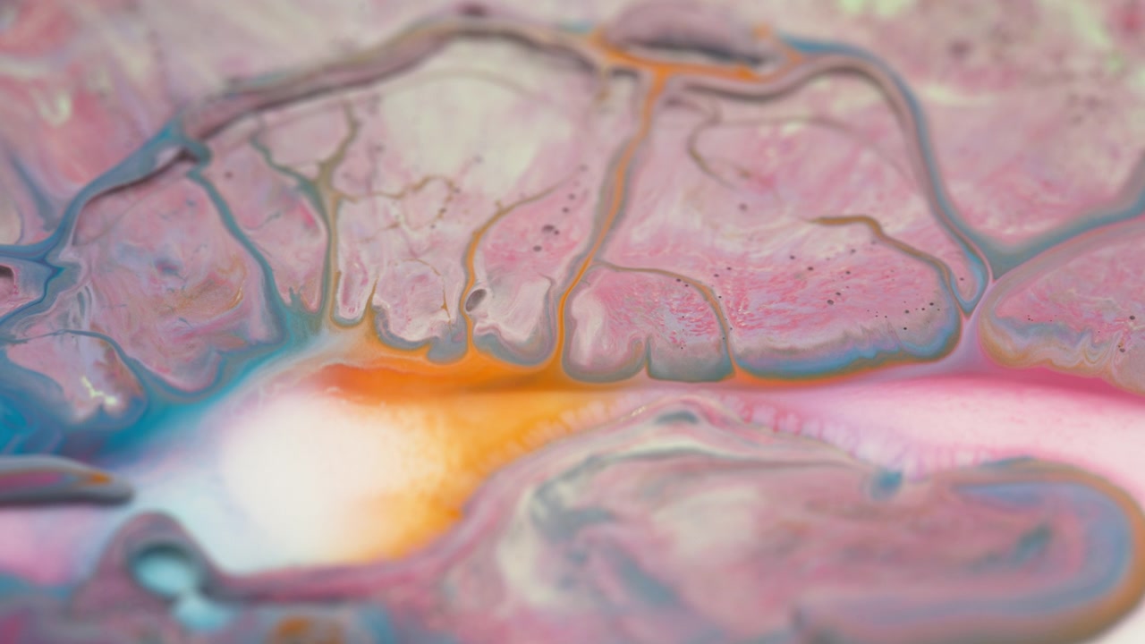 Colori acrilici che esplodono