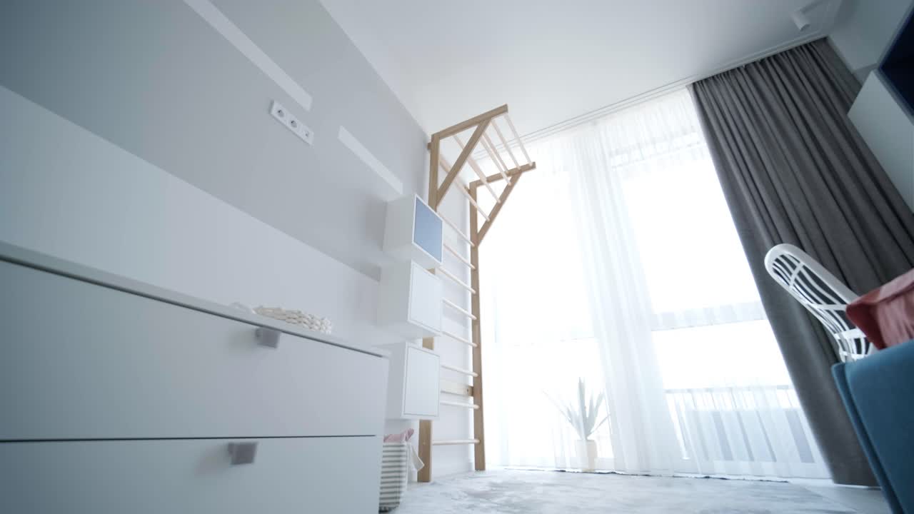 아파트의 현대적인 스타일리시 인테리어, 주택 인테리어를 위한 새로운 아파트 리모델링