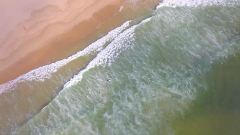 Aerial-flying-along-exotic-beach-in-South-Africa