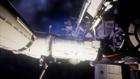 estación espacial internacional en el espacio ultraterrestre