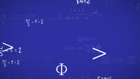 animation of mathematical equation over abstract background