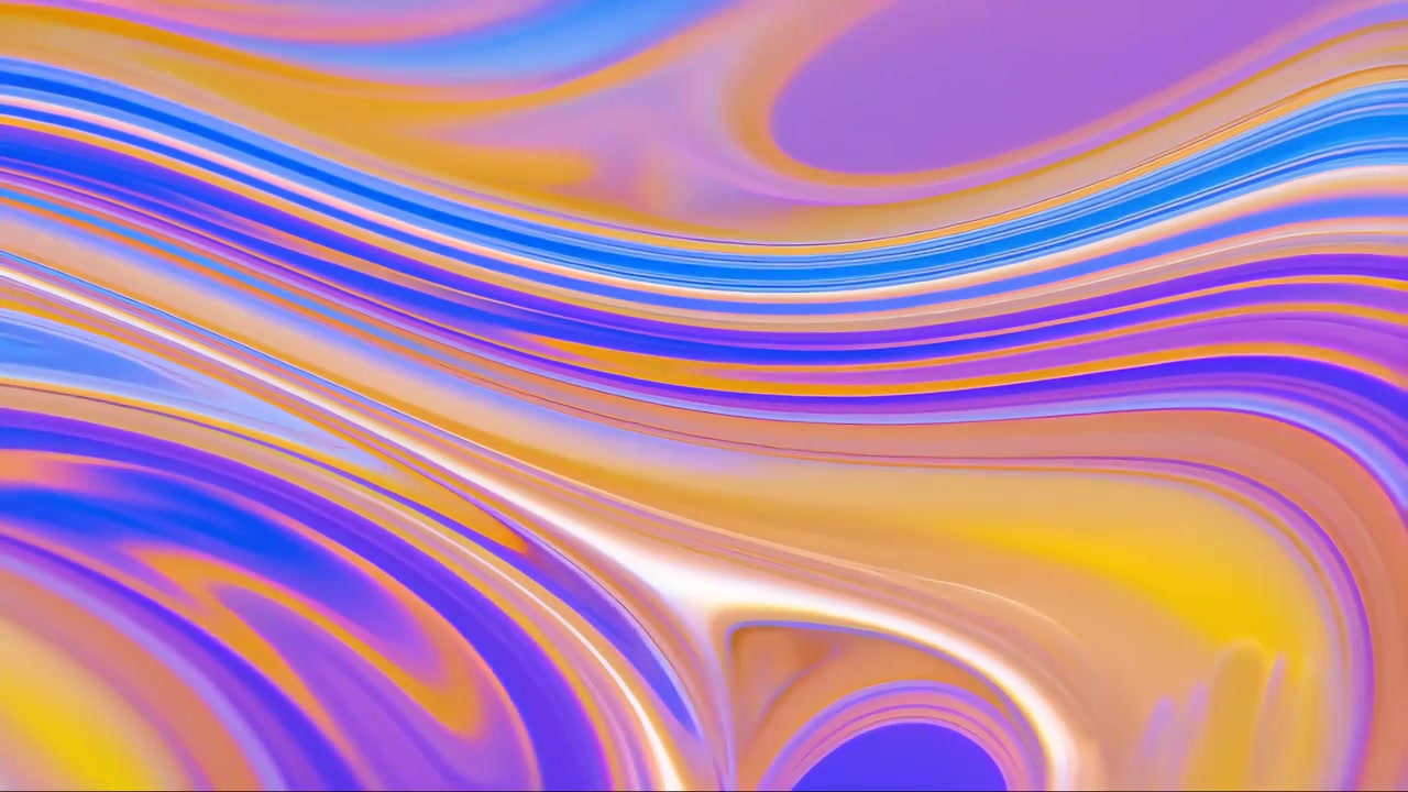 Abstract Fluid Motion Background 4K