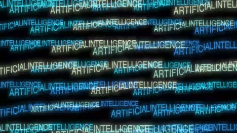 gran análisis de datos texto animado finanzas cinéticas fintech wordscape ai software de inteligencia artificial