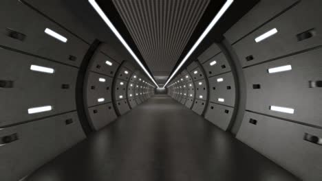 motion empty concrete tunnel.3d background for corridor, interior design,architecture,technology,parking,science,factory,industry,warehouse.abstract 3d animation.video 3d 4k loop.3d render.