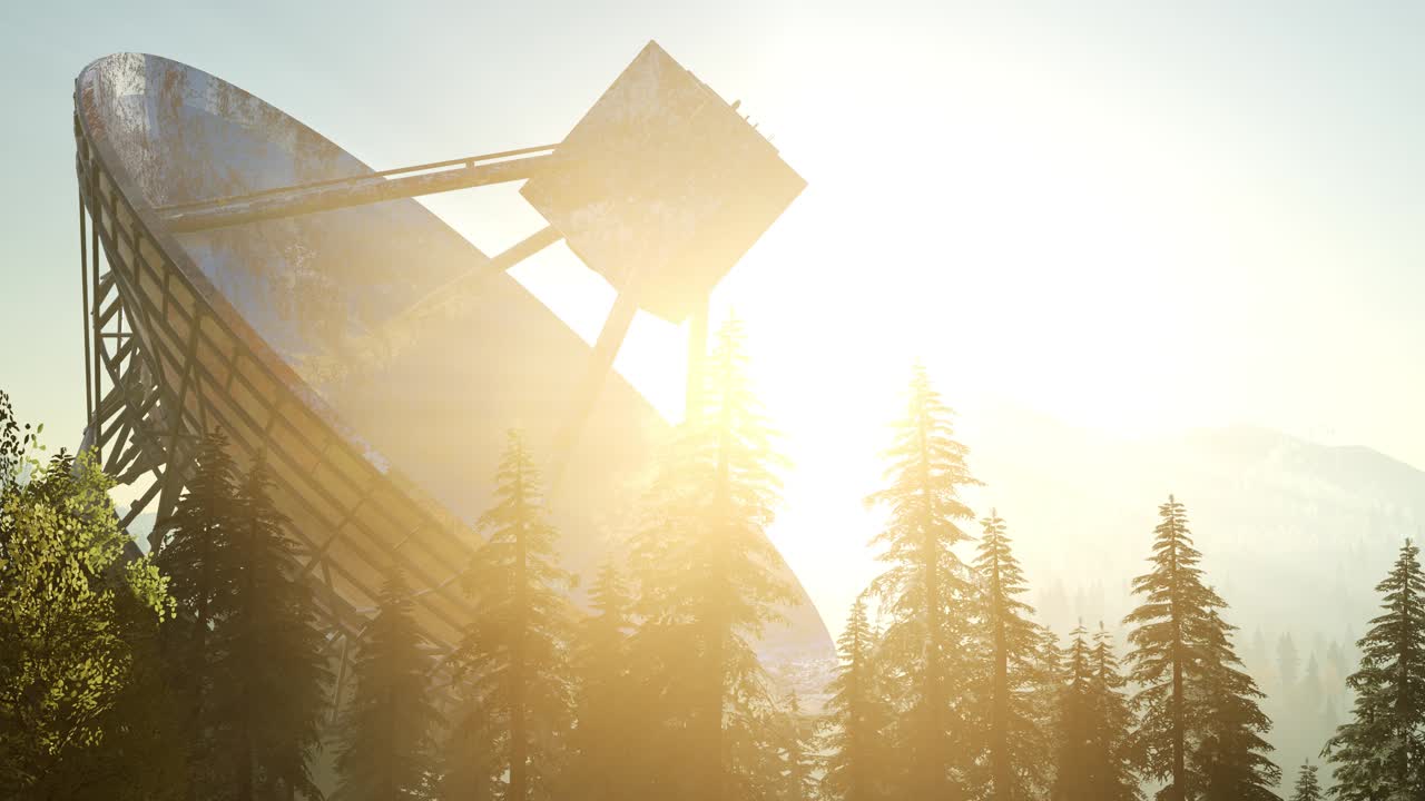 радиотелескоп обсерватории