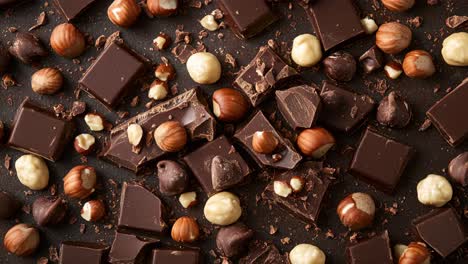 chocolate and hazelnuts