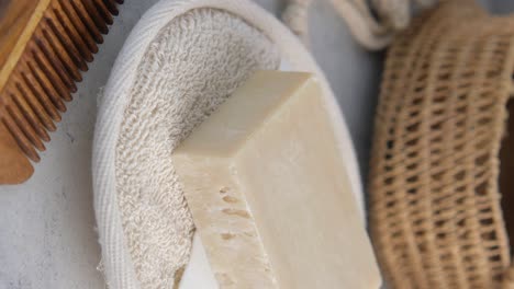 natural soap and spa accessories