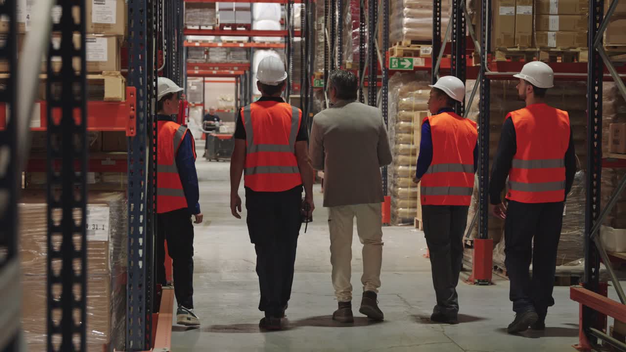 Workers in a Warehouse