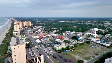 North-Myrtle-Beach,-Hoher-Lufteinschub