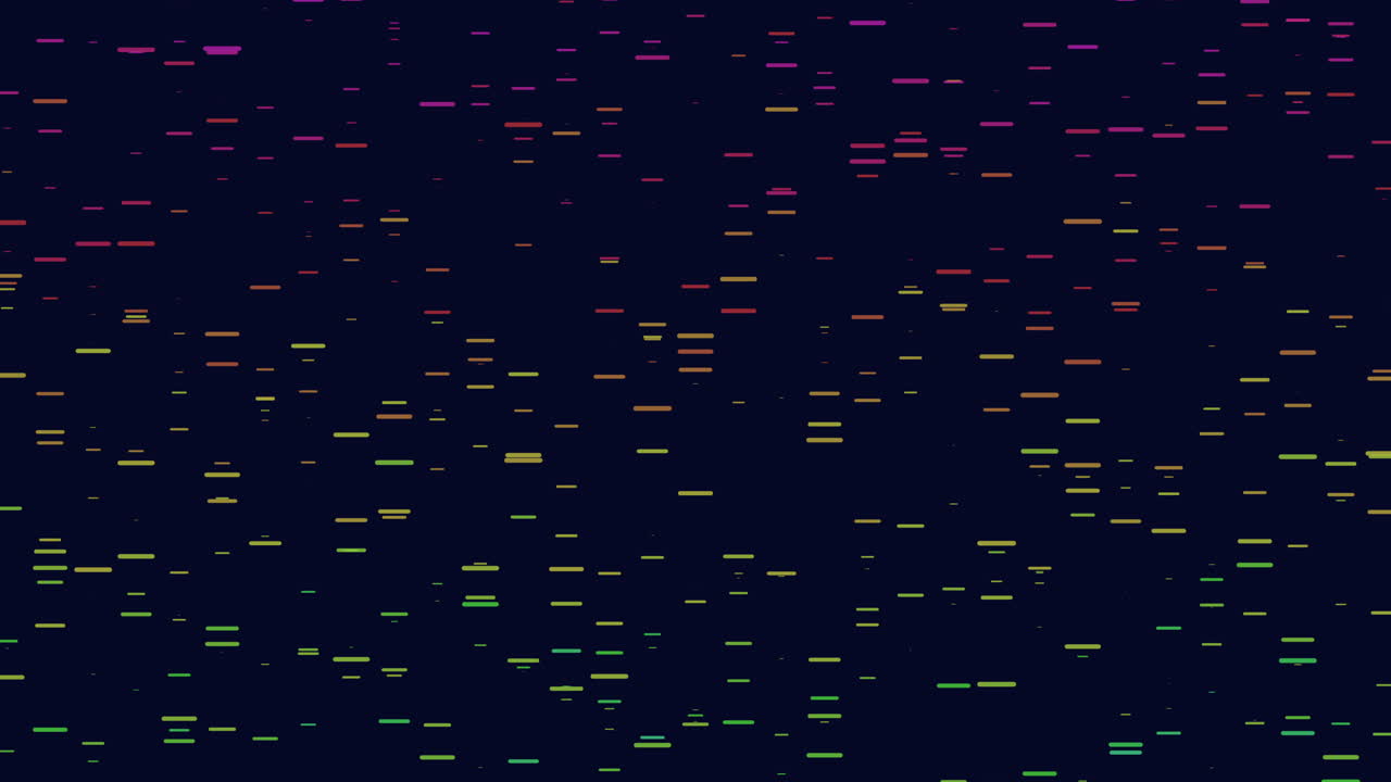 Motion neon abstract glitters and lines on dark galaxy