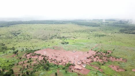 Imágenes-De-Drones-Muestran-Un-área-De-La-Selva-Amazónica-Deforestada-Para-Plantar-Soja