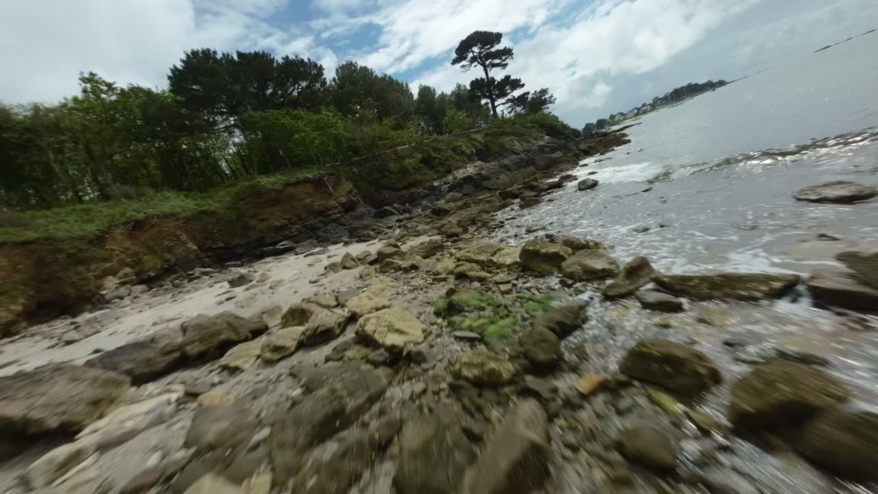 Scenic Coastal Views of Brittany, France