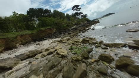 scenic coastal views of brittany, france