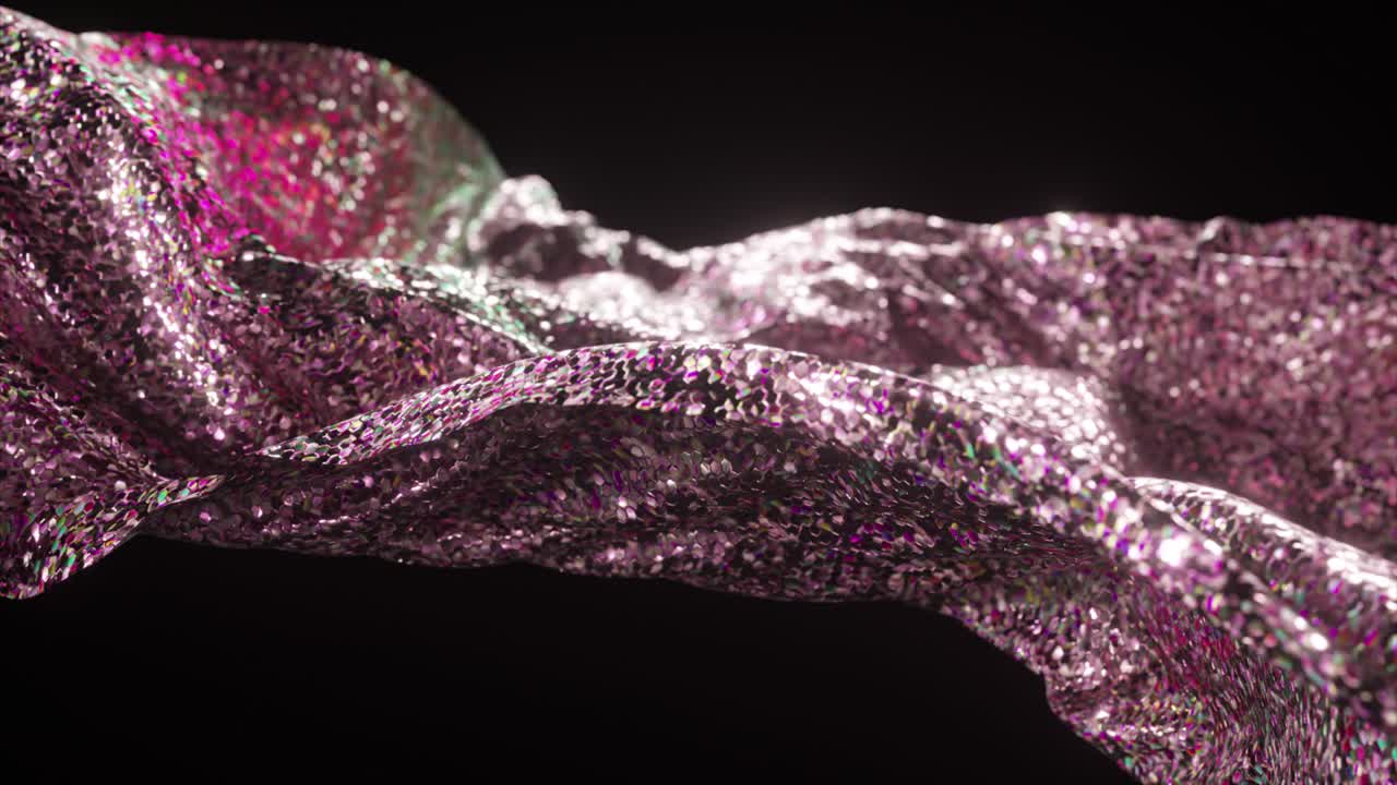 분홍색 반이는 직물 드레이프