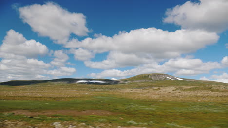 landscape of the hardangervidda national park norway europe