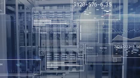 Animación-De-La-Interfaz-Con-Procesamiento-De-Datos-Y-Punto-De-Luz-Contra-La-Sala-De-Servidores-Informáticos