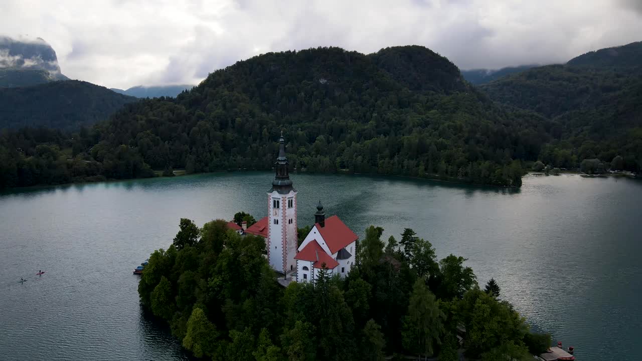 Lago di Bled Slovenia Drone Aereo 8.mp4