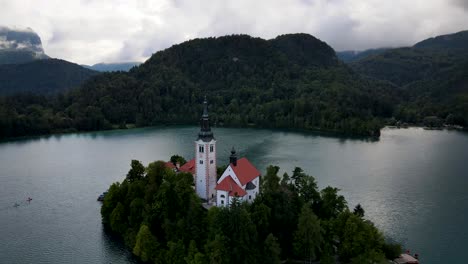 slovenia lake bled aerial drone 8.mp4