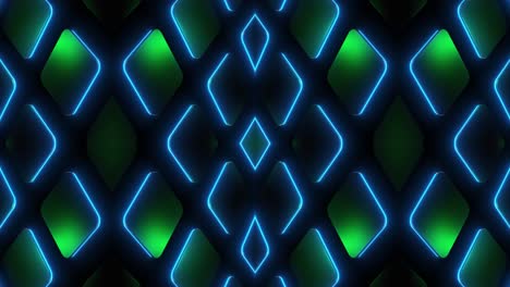 patrón geométrico de neón abstracto