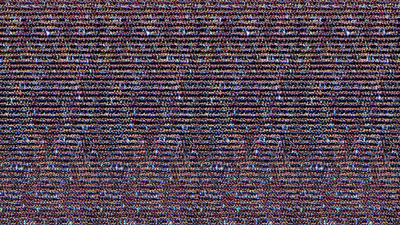 líneas brillantes que establecen movimiento de onda, color completo, sobre fondo negro