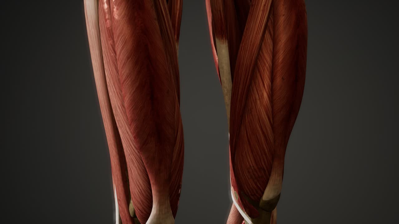 인간 신체 애니메이션의 근육 시스템