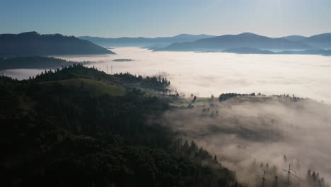 misty mountain valley landscape