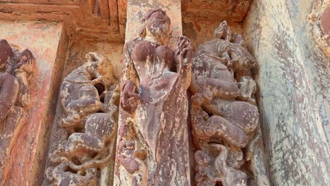 Early Invaders and rulers vandalize the hindu god and godess statue destroyed Indian temples
