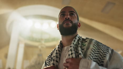 muslim man in a mosque