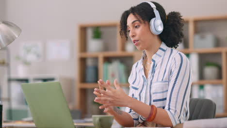 business woman, video call