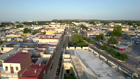 view of the limits of the walled city of campeche in mexico