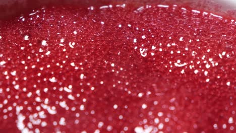 Close-up of Red Bubbles