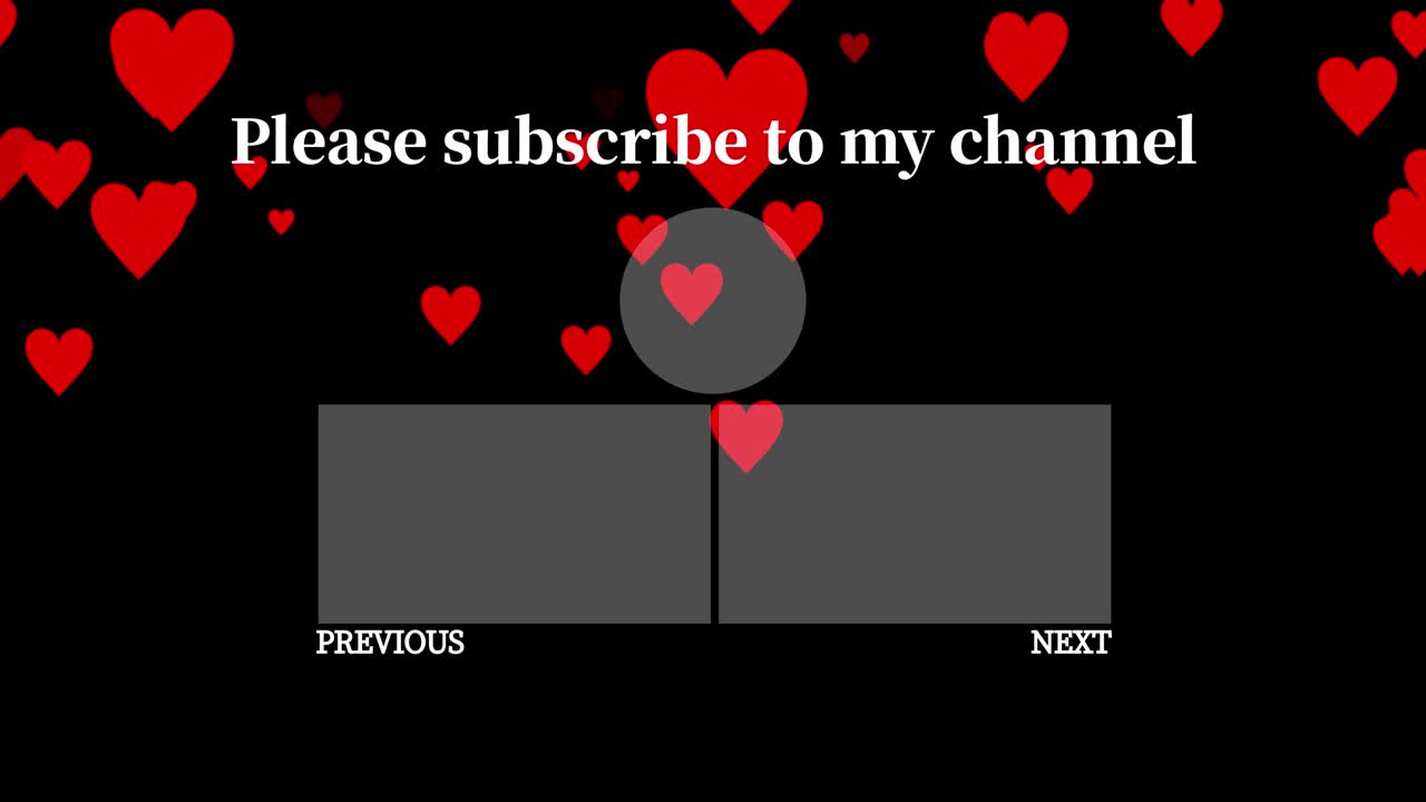 마크 그라데이션 입자, 엔드 카드, 엔딩 스크린, 모션 그래픽