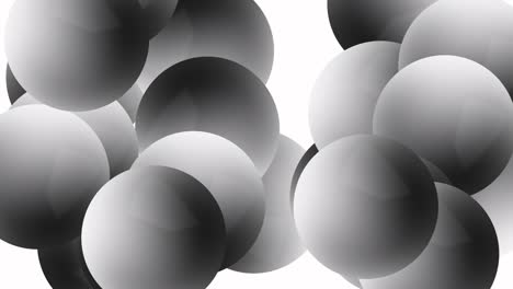 esfera abstracta globos o bolas se mueven fondo gracioso